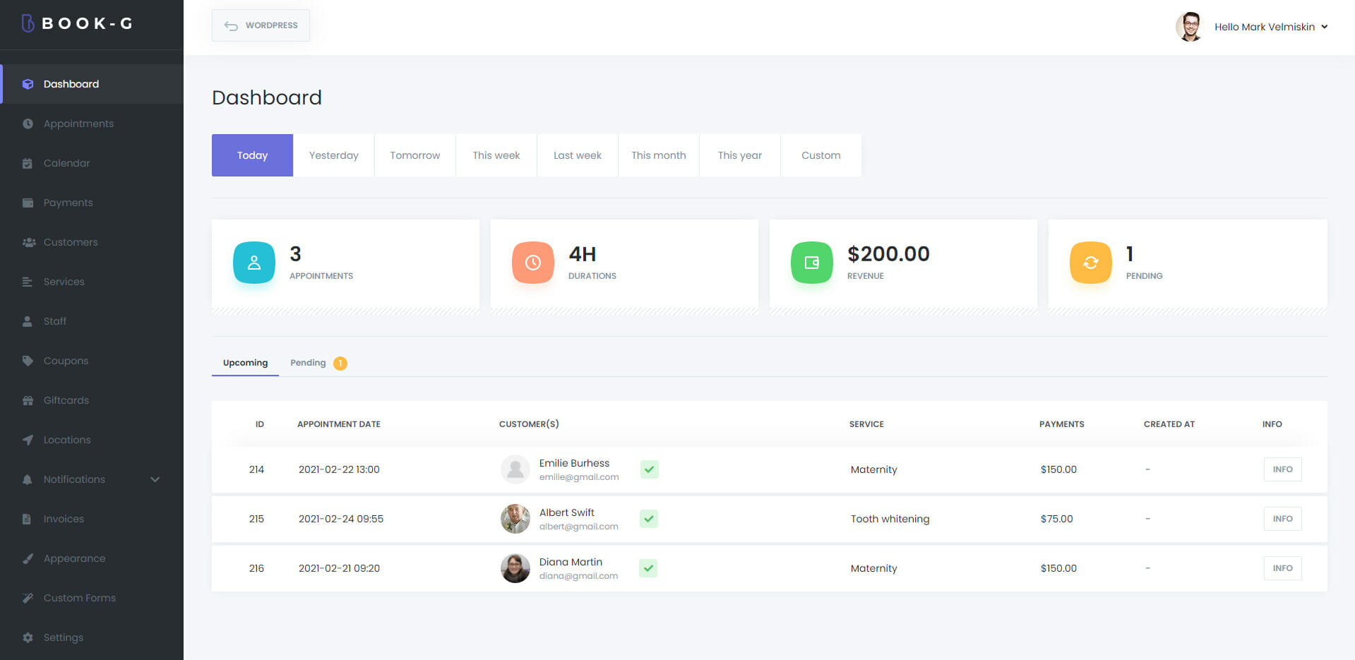 BOOK-G Insightful Dashboard