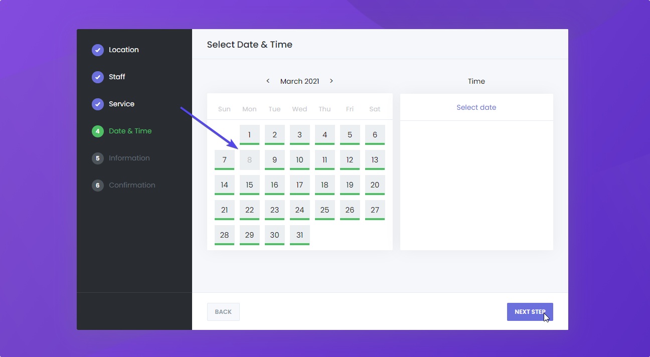 BOOK-G able to Set Days-off / Break sessions